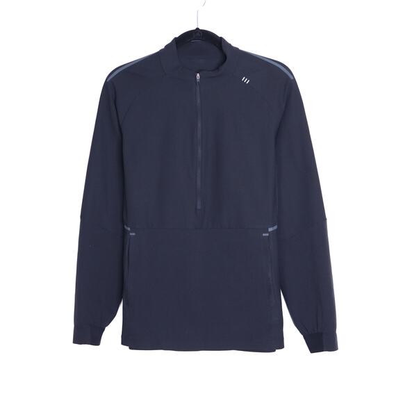 LULULEMON License to Train Half Zip Pullover Black Performance Jacket Men's S - Picture 1 of 8